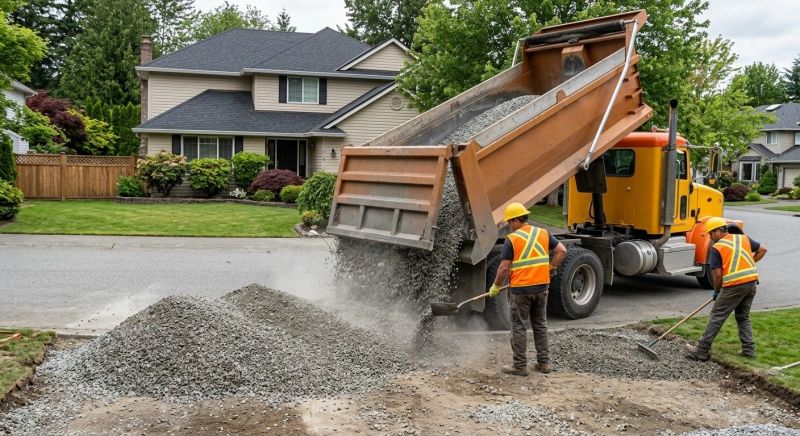 Gravel Pouring in Calvert County, MD